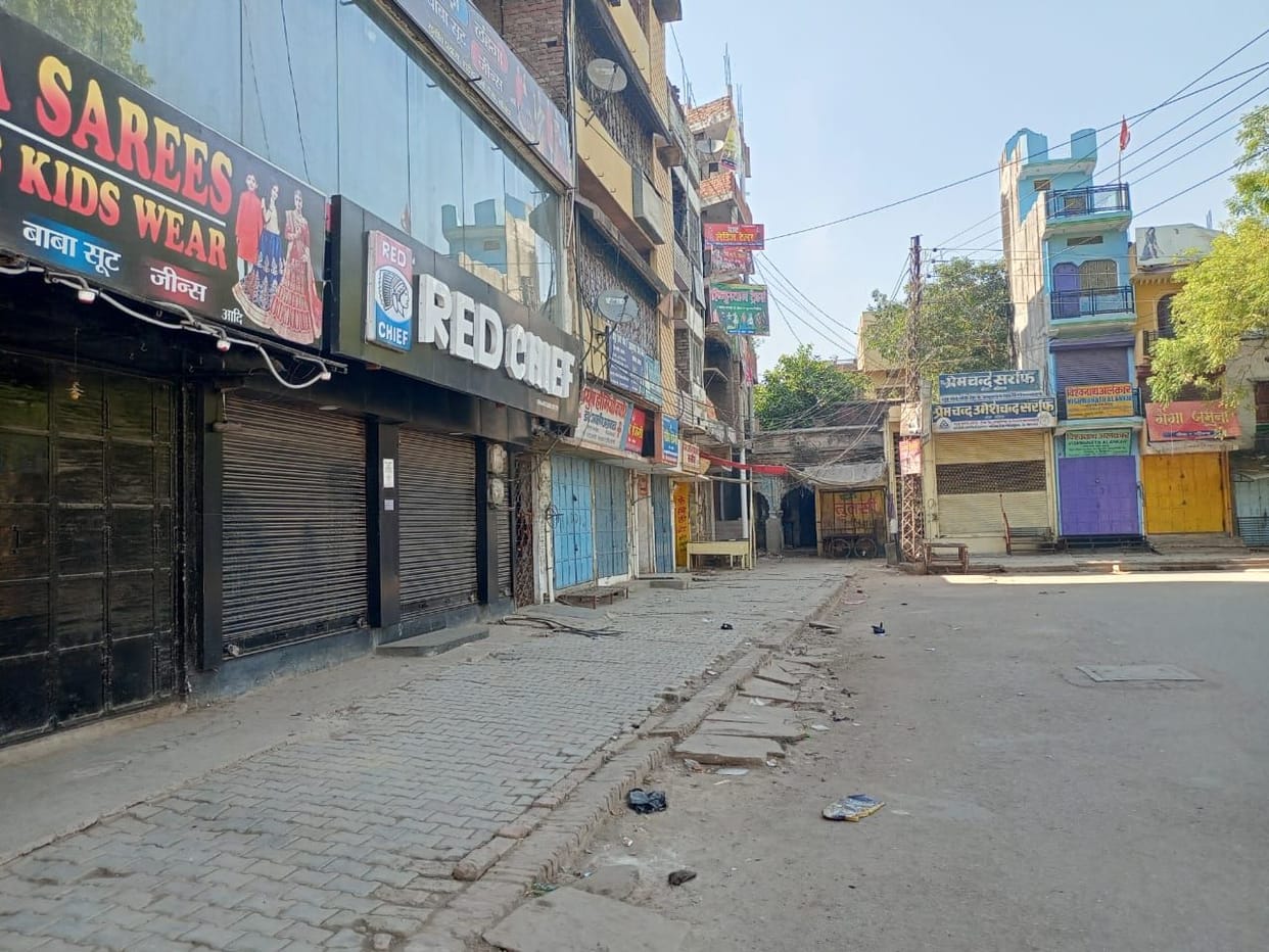 Corona curfew: There was silence in the markets on the second day, there was a stir in the streets