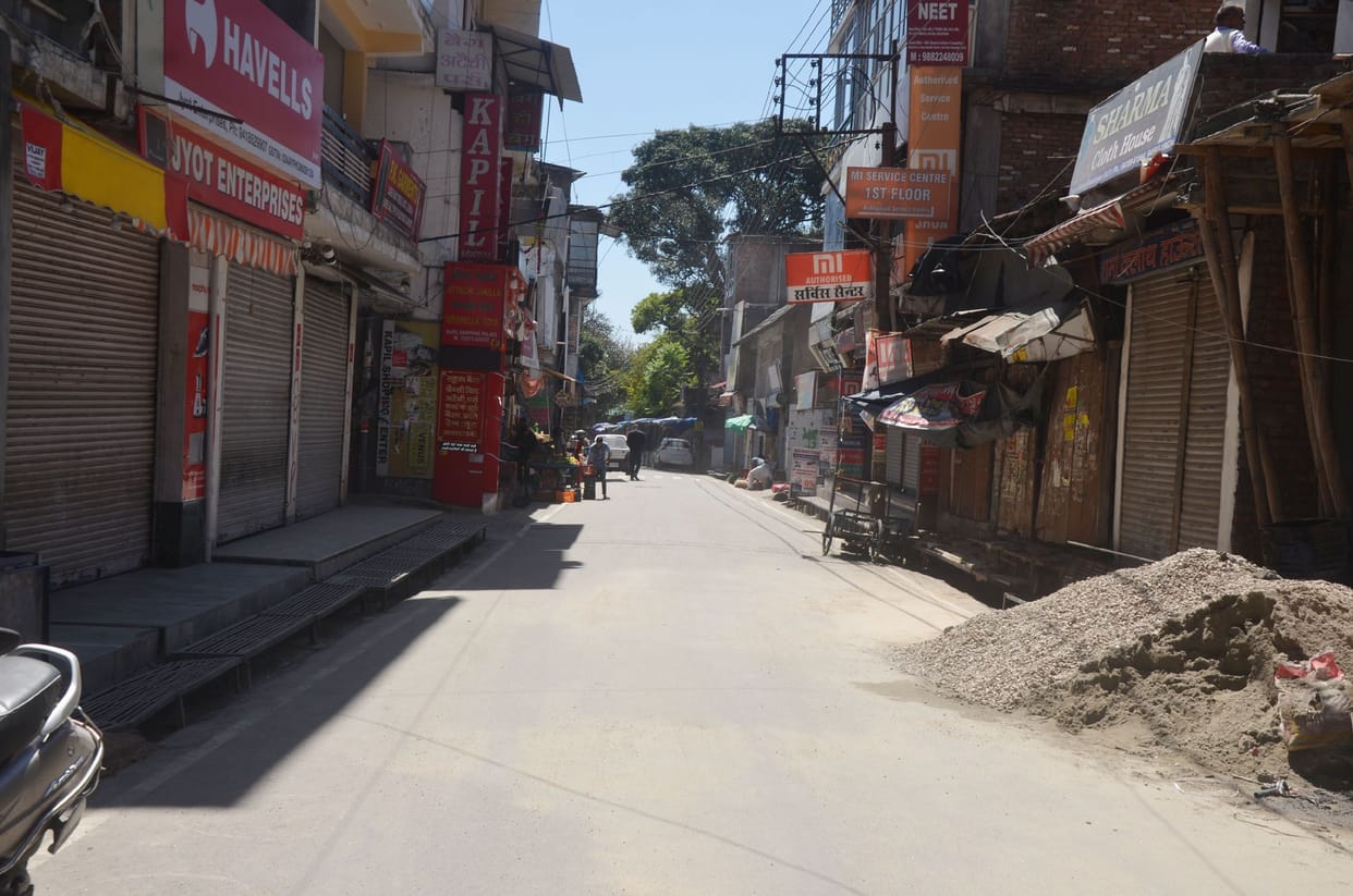 Markets in the district remained closed for the second day as well