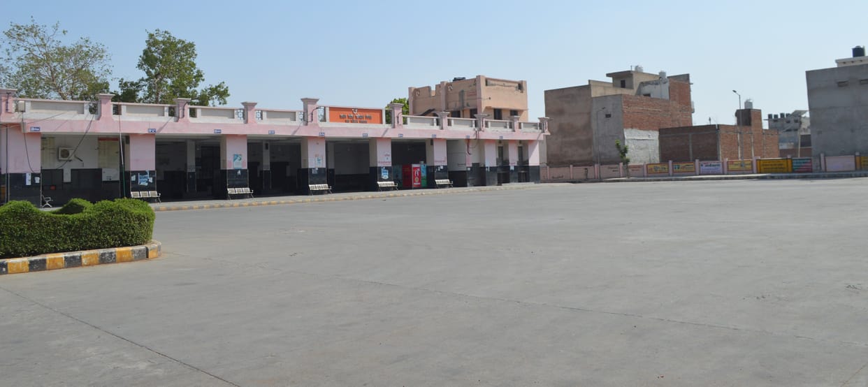 Hathras: Less visible passengers at bus stands and railway stations