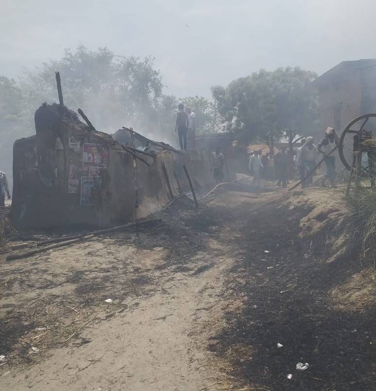 Two families destroyed by fire
