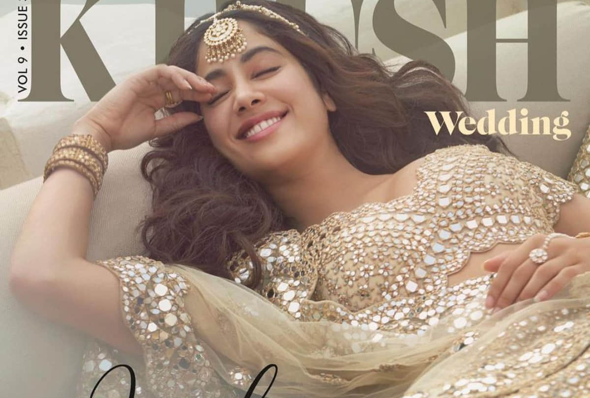 janhvi kapoor become next gen z bridal in khush magazine photoshoot