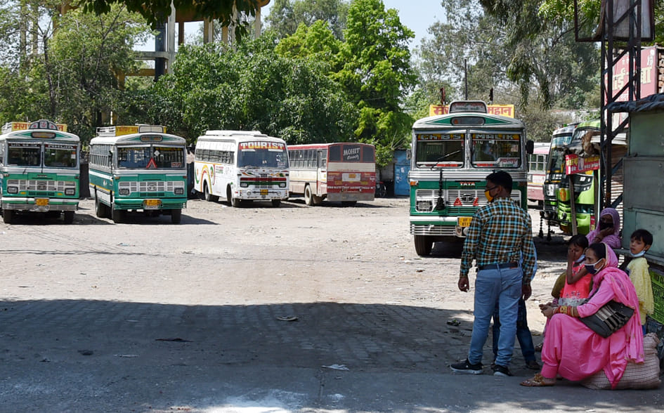 The market remains completely closed, essential services continue