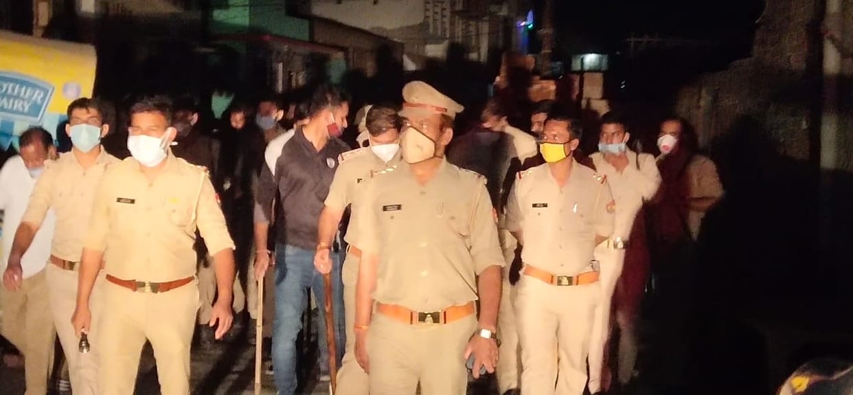 Stones on police in Sambhal