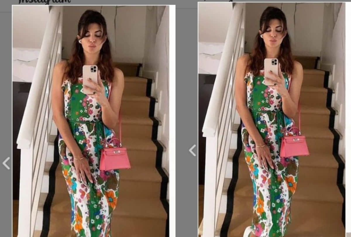 jacqueline fernandez white floral co ord set in dabboo ratnani photography