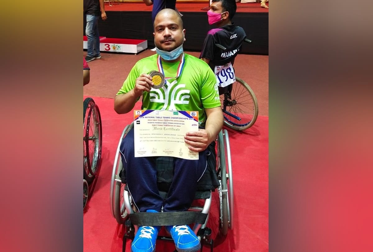 Himachal news: piyush wins bronze medal in para table tennis championship