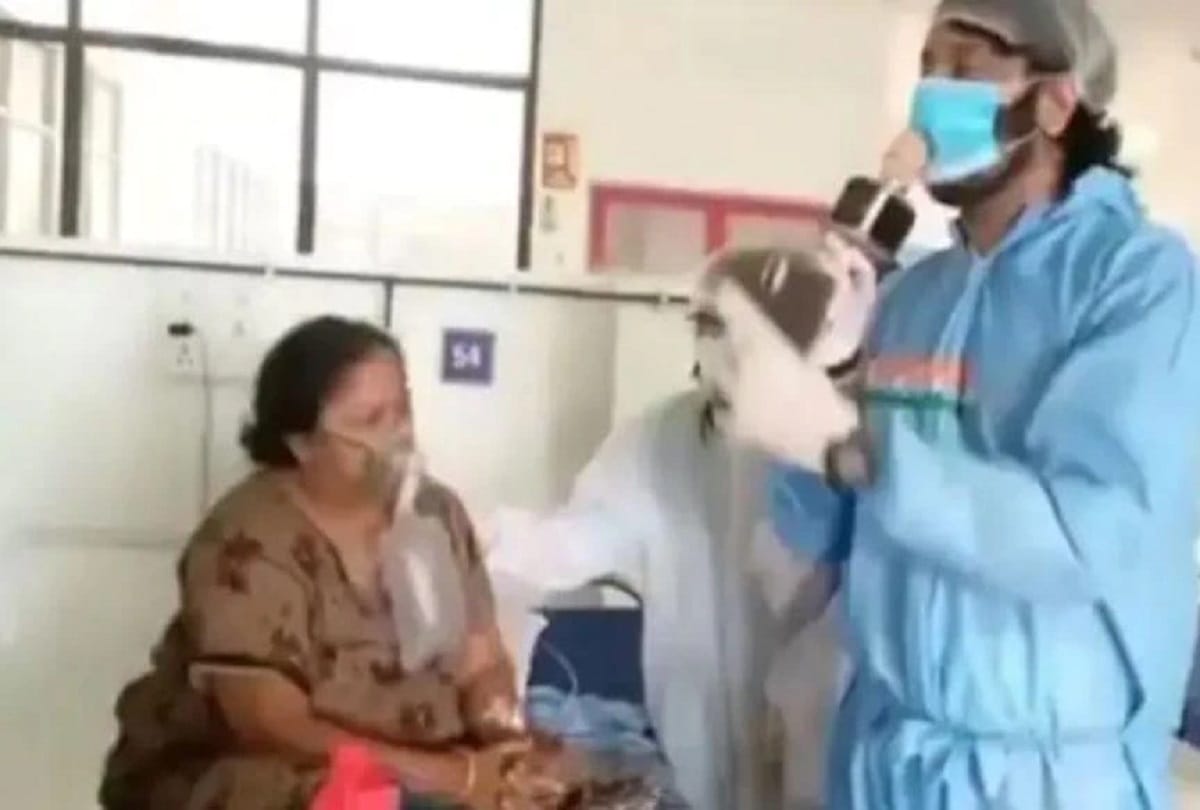 Doctors celebrate Covid patient birthday in Surat Civil hospital, video goes viral