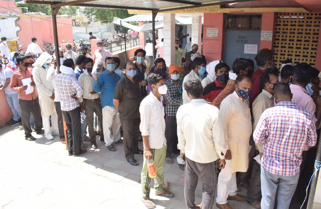 death,hospital,sampal,hardoi news,corona