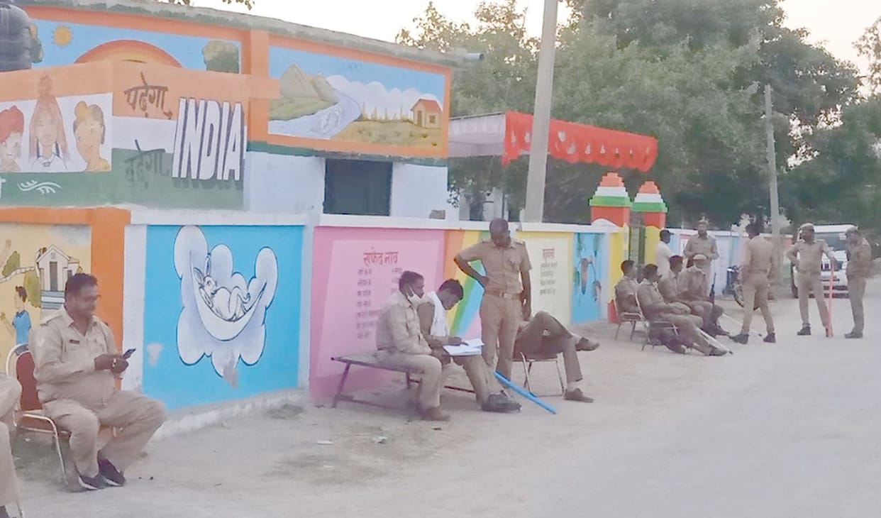 Demolition, attack on polling party in Janapur polling station