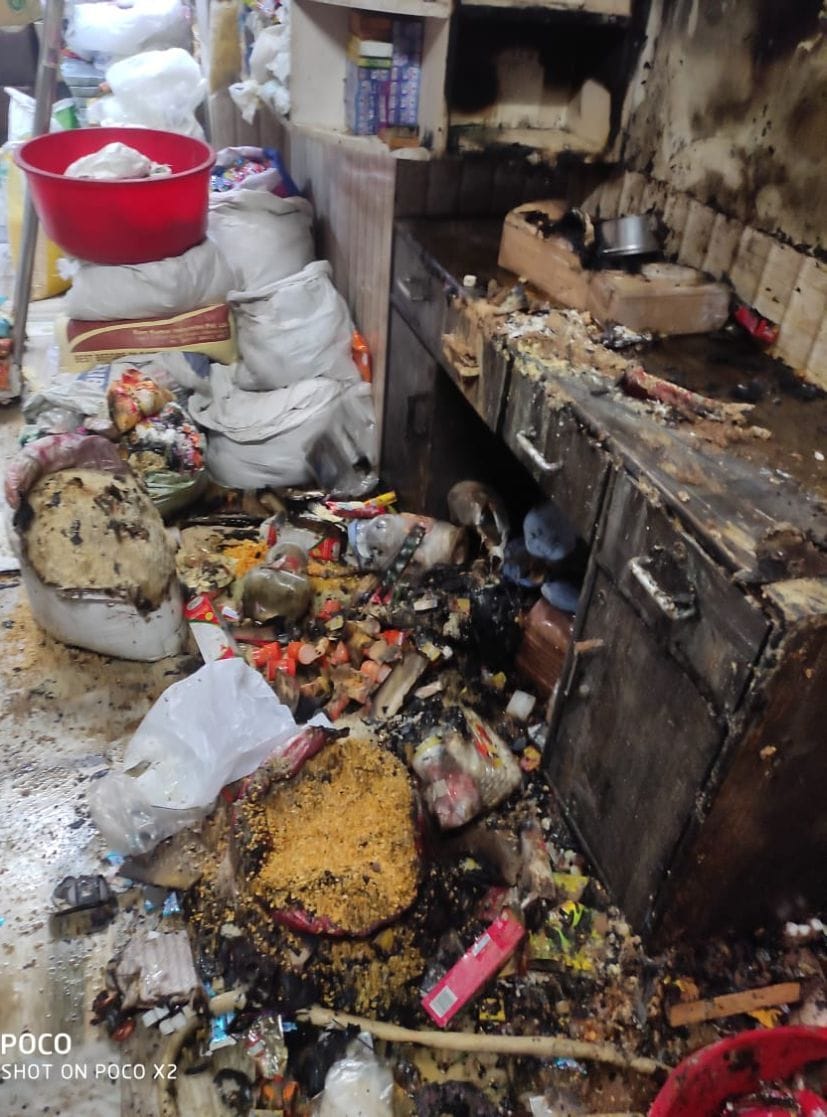 Fire at General store