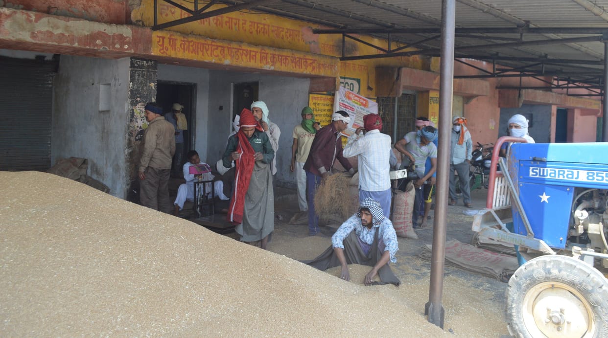 Hathras: If the wheat in-charge of the purchasing center fails, meet the officers directly.