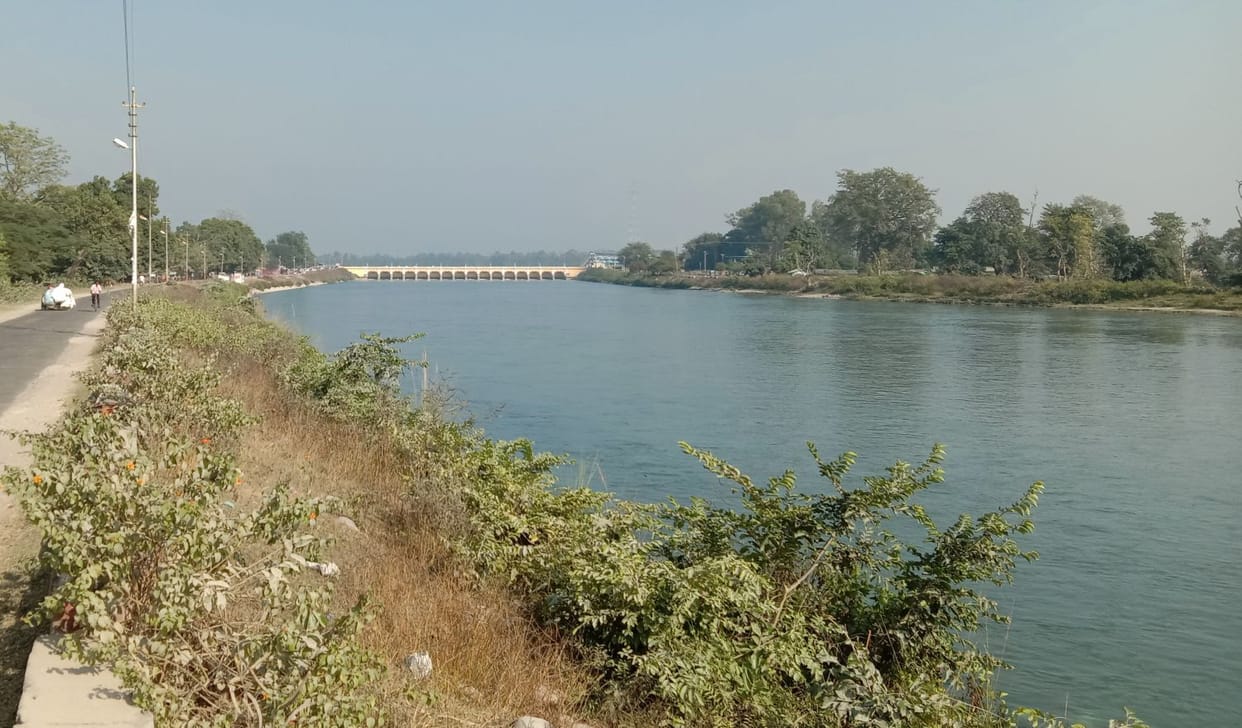 Sharda river's water level did not rise like before