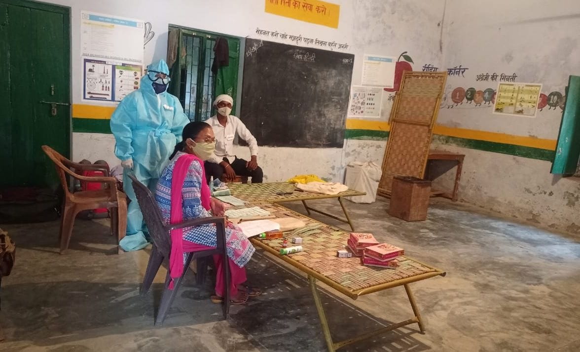 Polling done wearing PPE kit