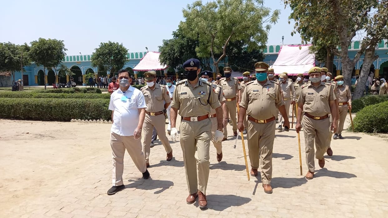 ADG inspects sensitive polling stations