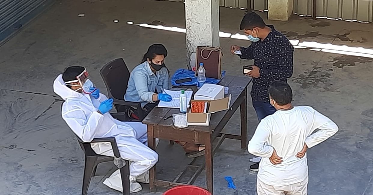 The figure of 231 active cases in the district