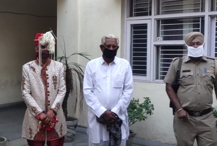 A Groom Arrested in Violation of Corona Guidelines at Jalandhar of Punjab