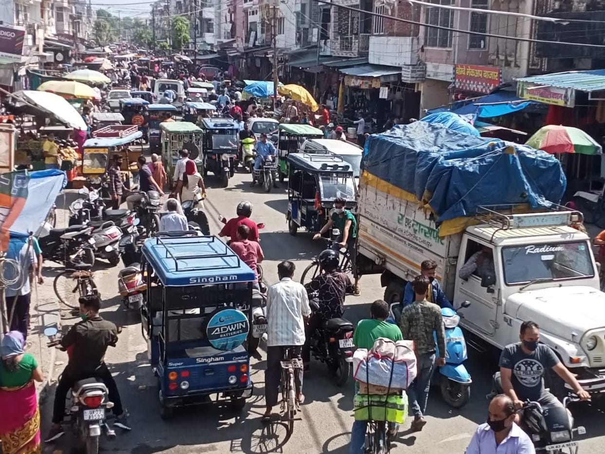 Full corona curfew implemented in Tanakpur and Banbasa from today