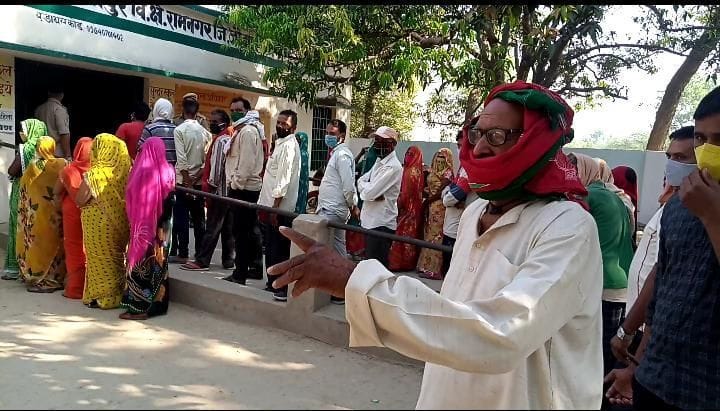 57.3 percent votes cast in tight security