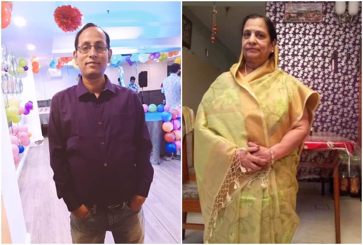 mother dies of heart attack after hearing the death of Corona infected son in agra