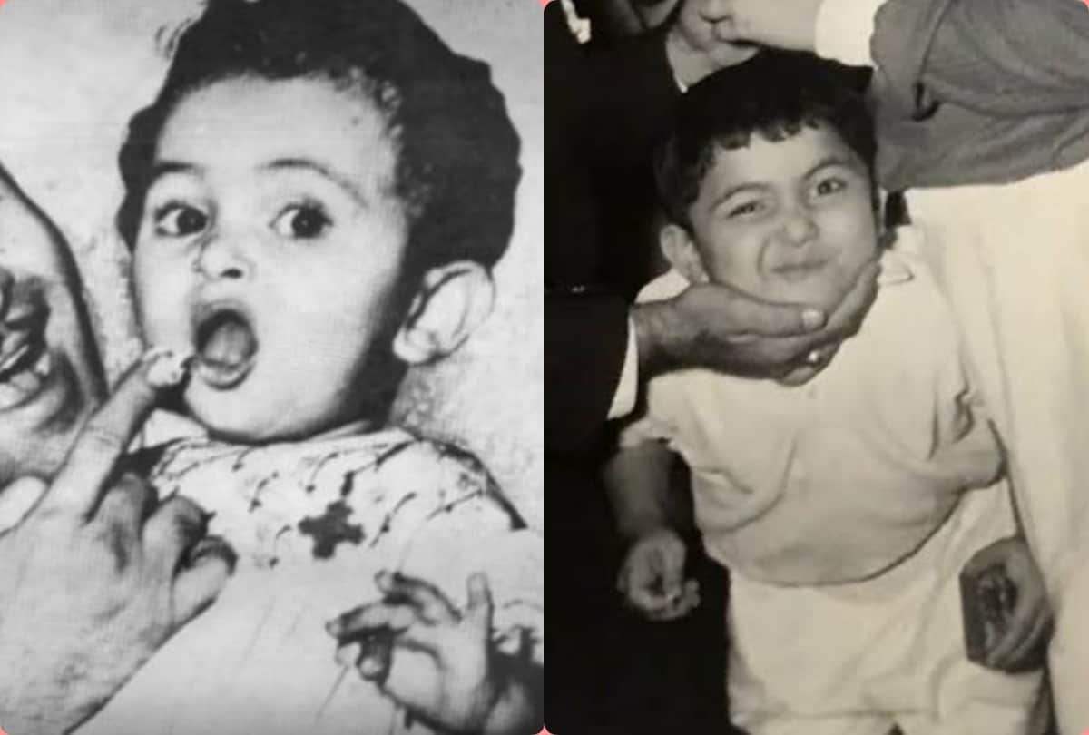 Rishi Kapoor childhood rare unseen photo with father raj kapoor