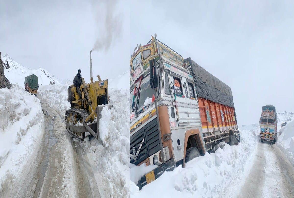 Kullu: It will take four days to evacuate trucks stuck in Baralacha