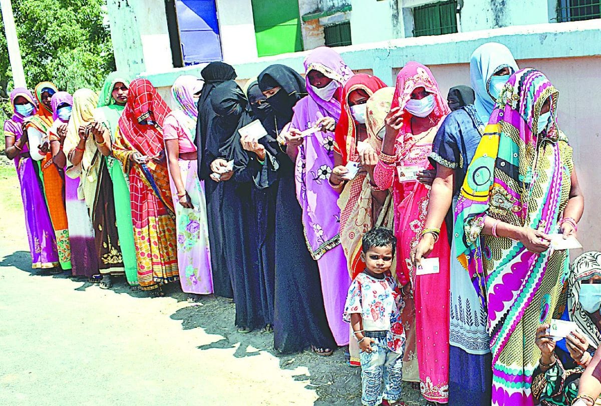 up panchayat election 2021 phase 3 poll: more than 67 percentage voting in kasganj district