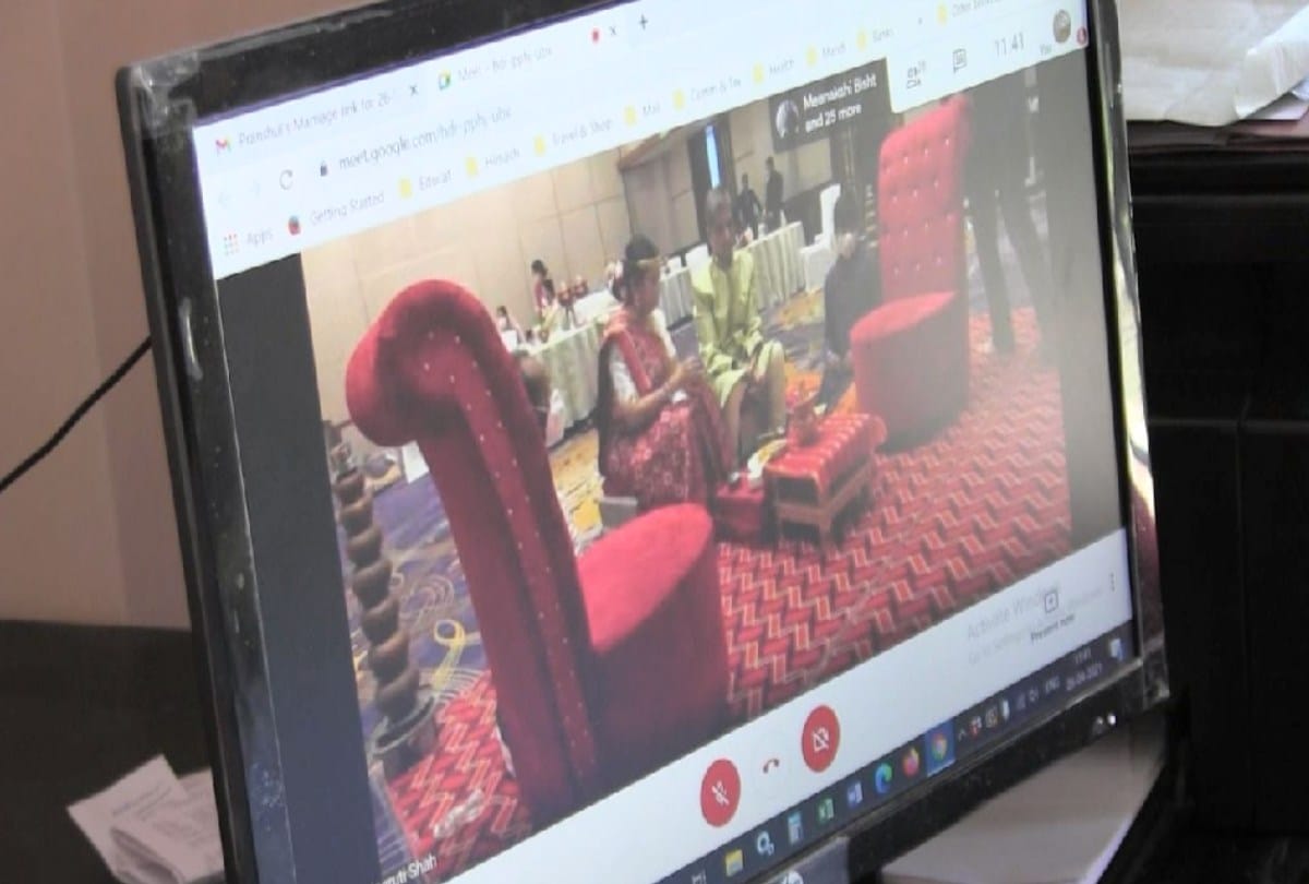 parents saw wedding of son virtual due to coronavirus, Barati also joined online in mandi himachal