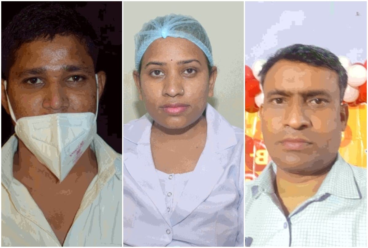 health workes trying to save patients lives by working hard after putting their lives at risk