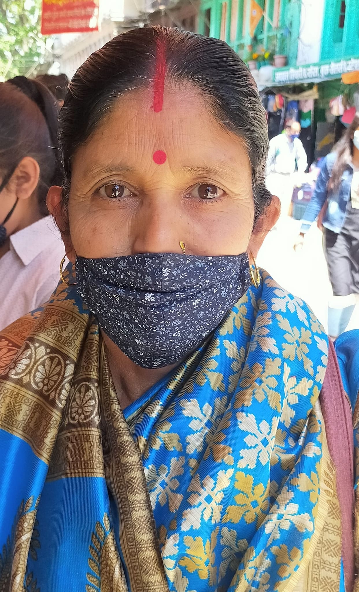 Almora market open.