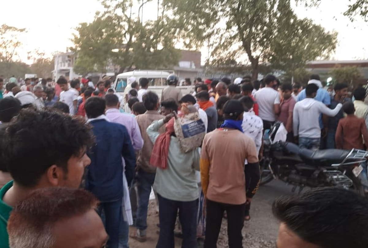 Two innocent children died in road accident by tanker at basti