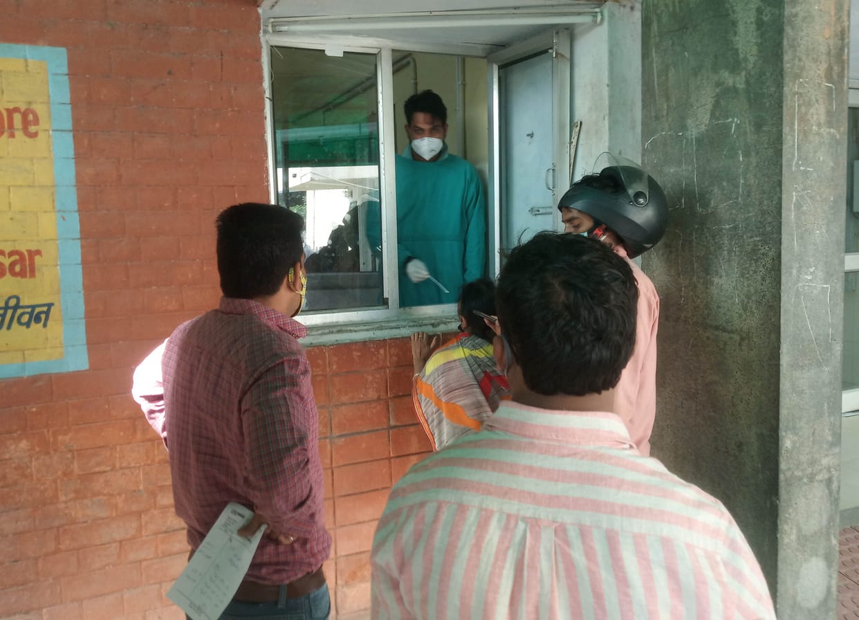 16 corona patient death and 908 new case in Hisar