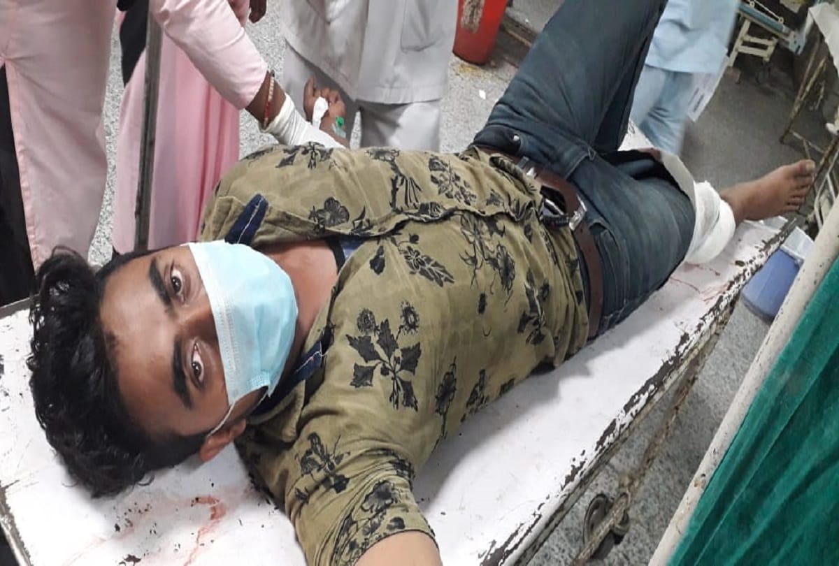 encounter between police and miscreants in gorakhpur one injured two run away