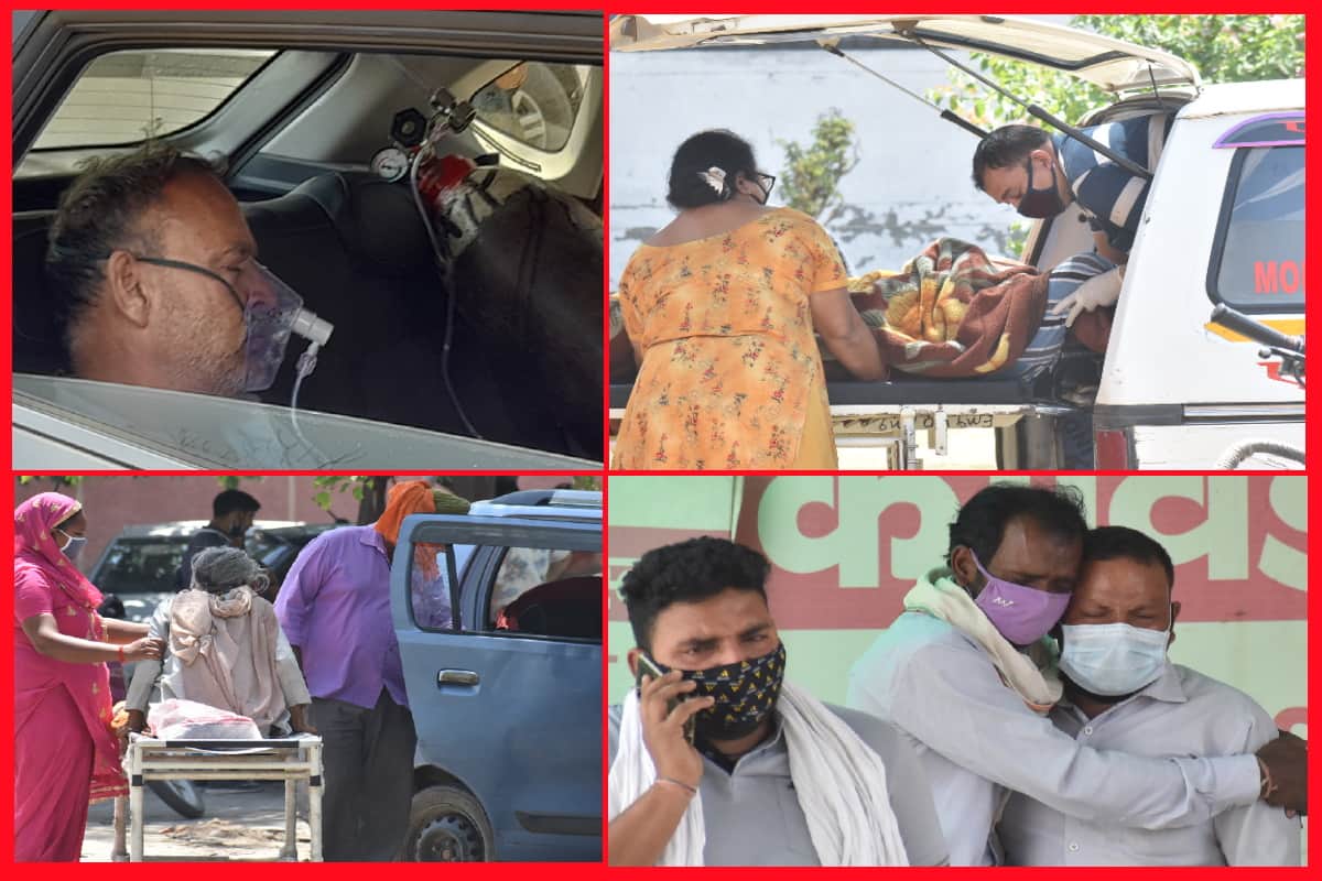 Corona Update: Patients are dying due to lack of corona and oxygen in Meerut and see photos