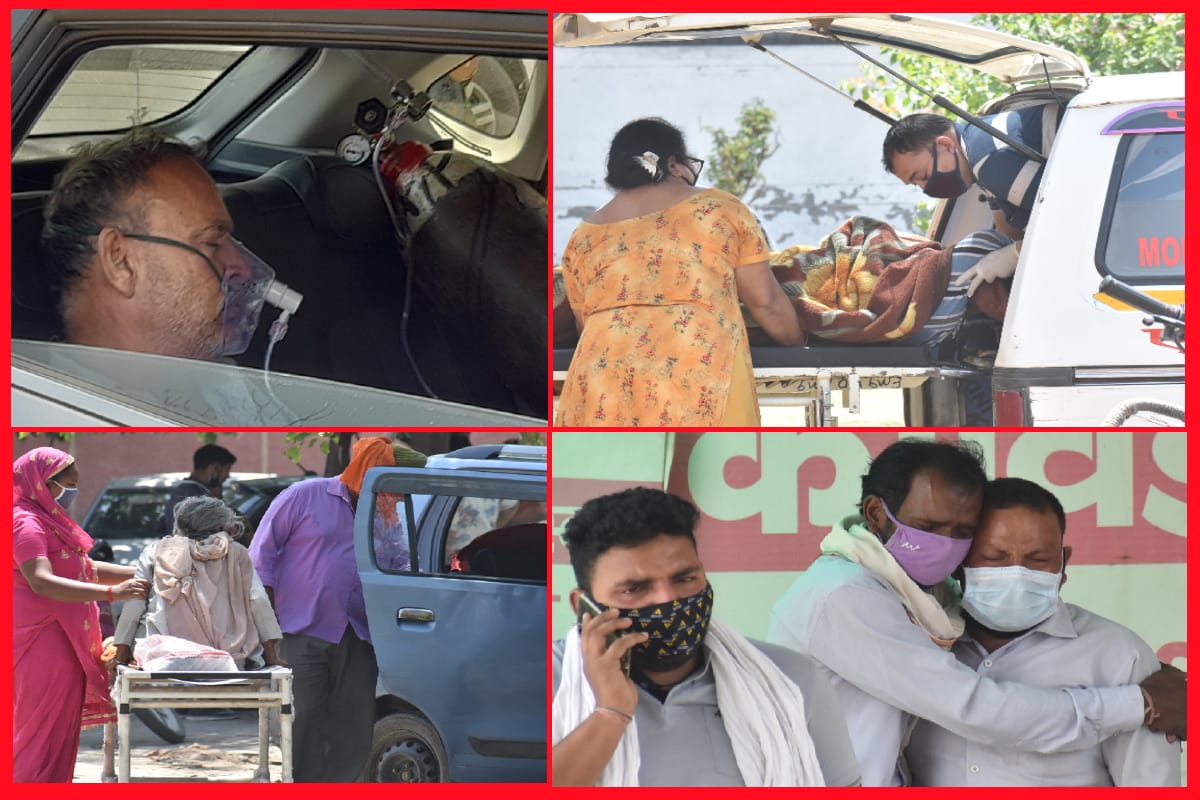 Corona Update: Patients are dying due to lack of corona and oxygen in Meerut and see photos
