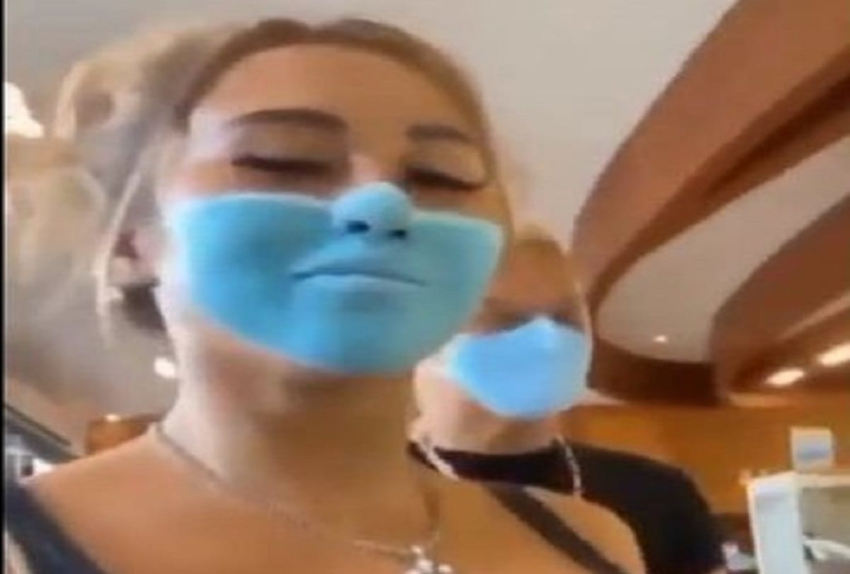 Woman has her passport seized for painting mask on her face instead of wearing one,  covid-19