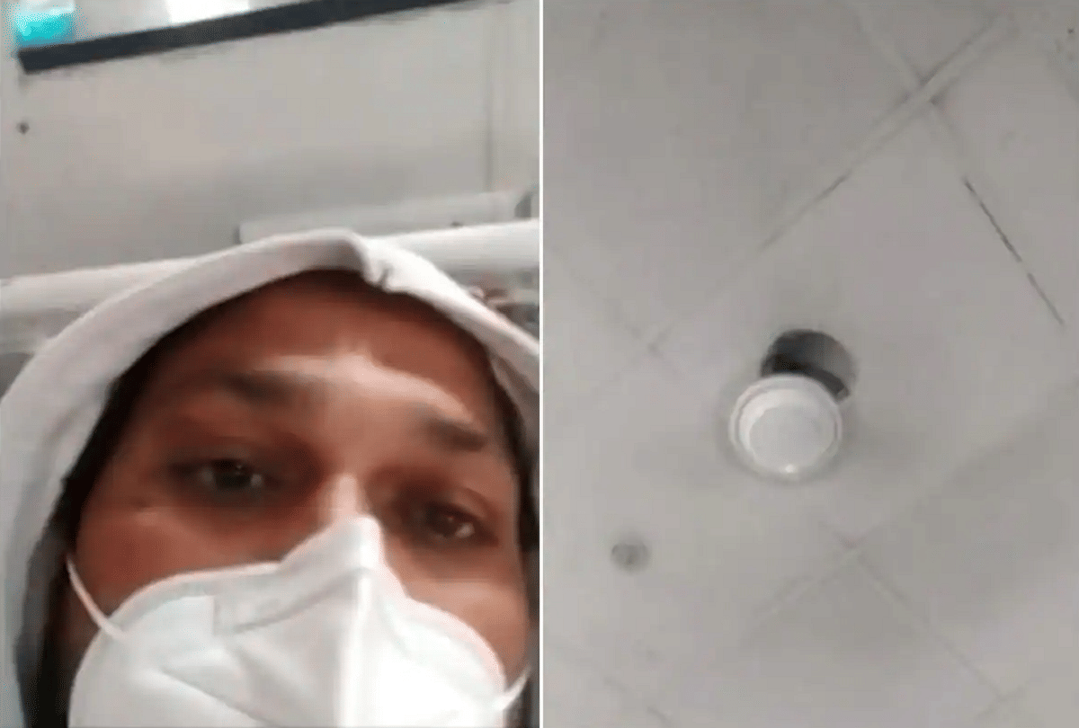 madhya pradesh coronavirus viral video save life of patients corona se dar nahi lagta sahab pankha se lagta hai