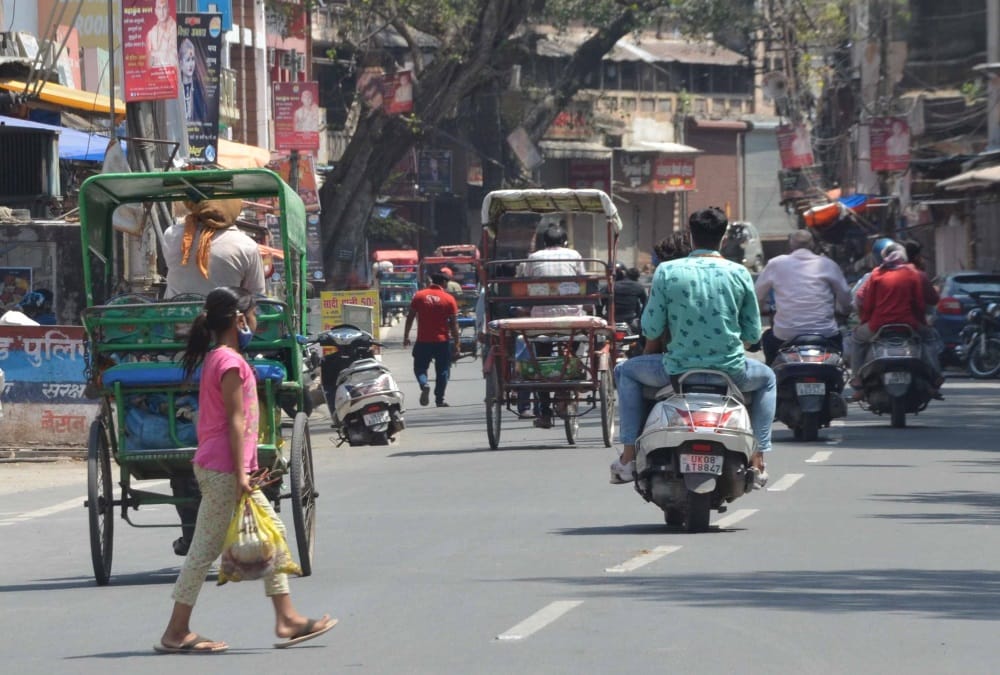 Coronavirus Covid curfew in haridwar News : Police Plan Fail First Day photos