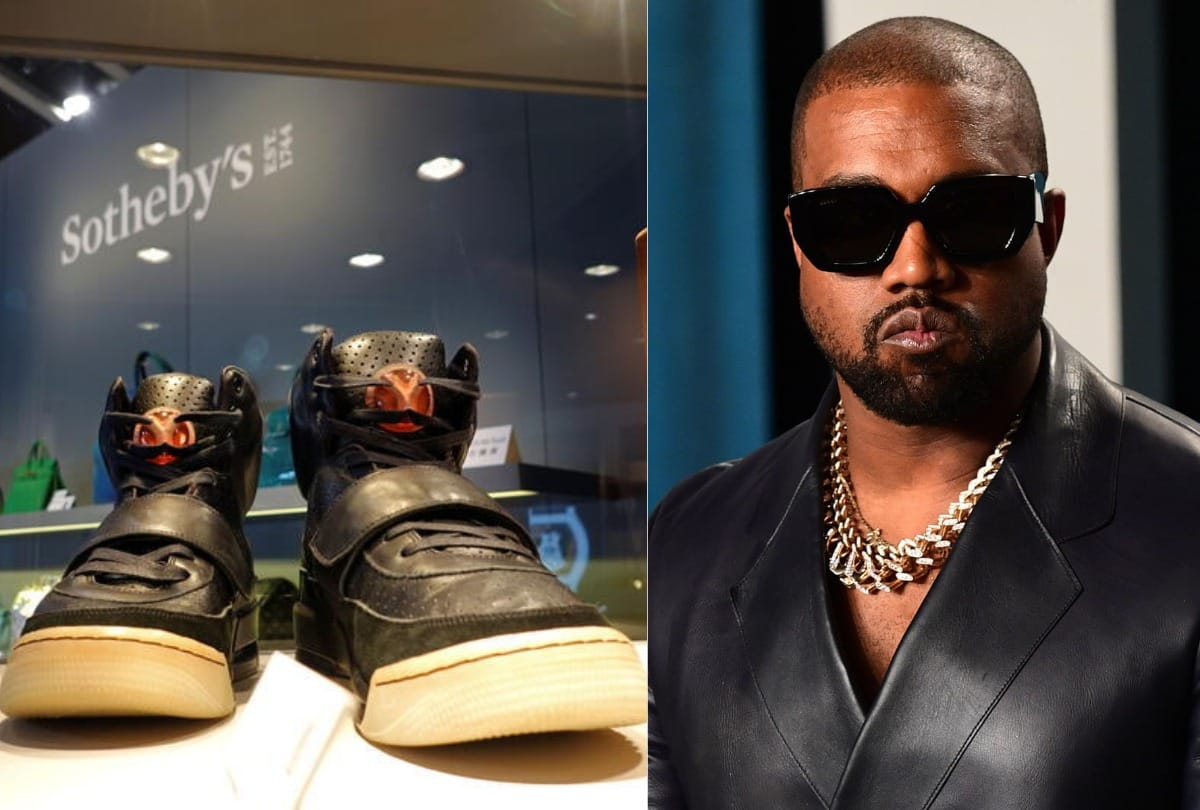 Kanye West's 'Grammy-worn' Nikes Sneakers Breaks All Records Gets Sold For $1.8 Million