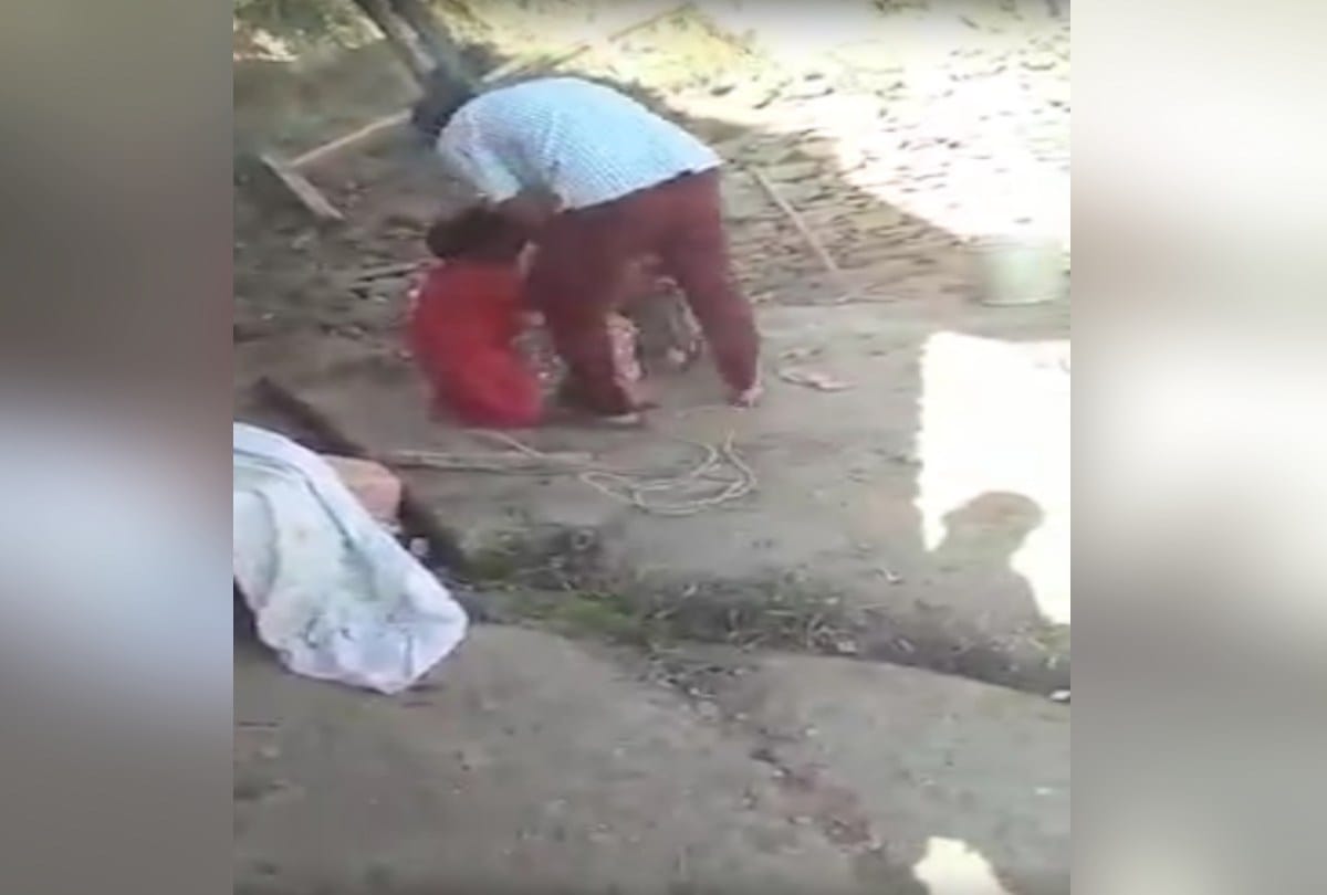 Kullu: Video of father assaulting daughter after grandparents  goes viral