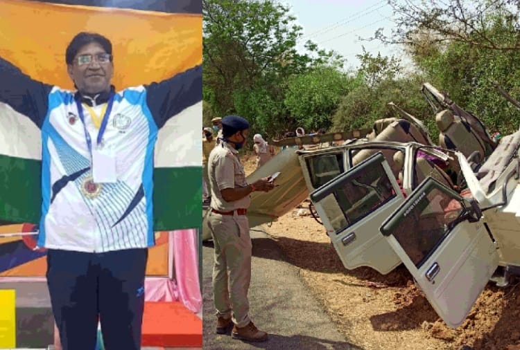 International Strength Lifting Player Dinesh Garg Died in Accident at Loharu of Haryana