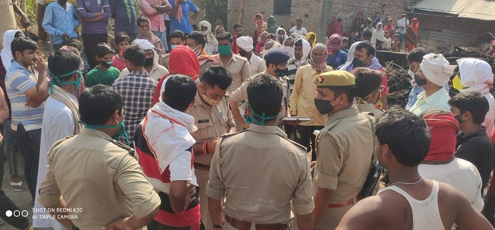 Painful: Scorching death of grandmother and granddaughter sleeping in hut, created chaos in Ghazipur