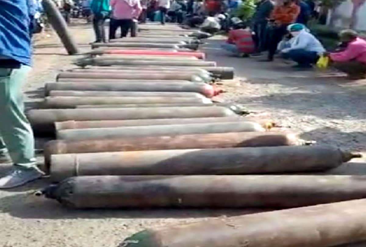 man died after not getting oxygen in agra
