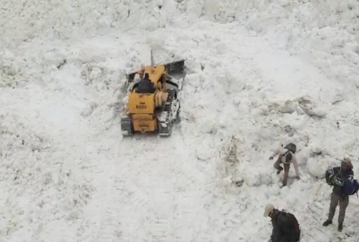 Himachal Weather Update: Snowfall in the peaks, Avalanche fell in Bhingi of Lahaul