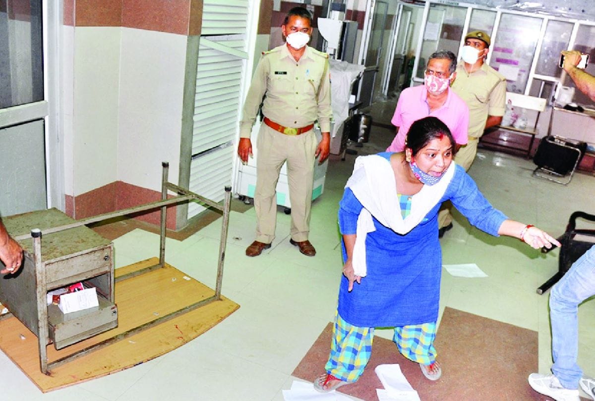 victim family create ruckus after dead body missing of covid patient in firozabad