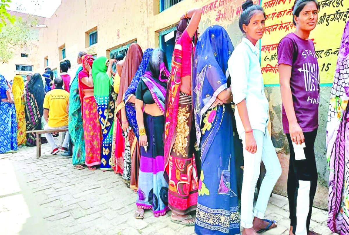 voters did not follow covid guidelines during polling of panchayat chunav in mathura
