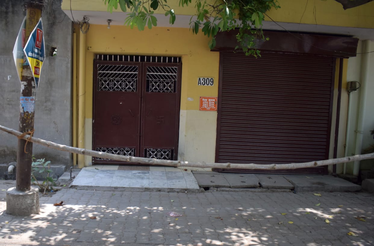 hardoi news,corona virus,infected,teacher dies,record 363
