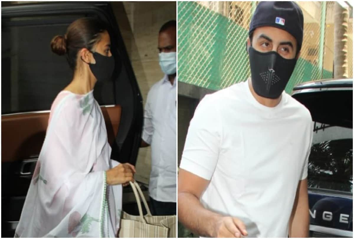 Ranbir Kapoor & Alia Bhatt spotted at Neetu Kapoor for Rishi Kapoor Death Anniversary