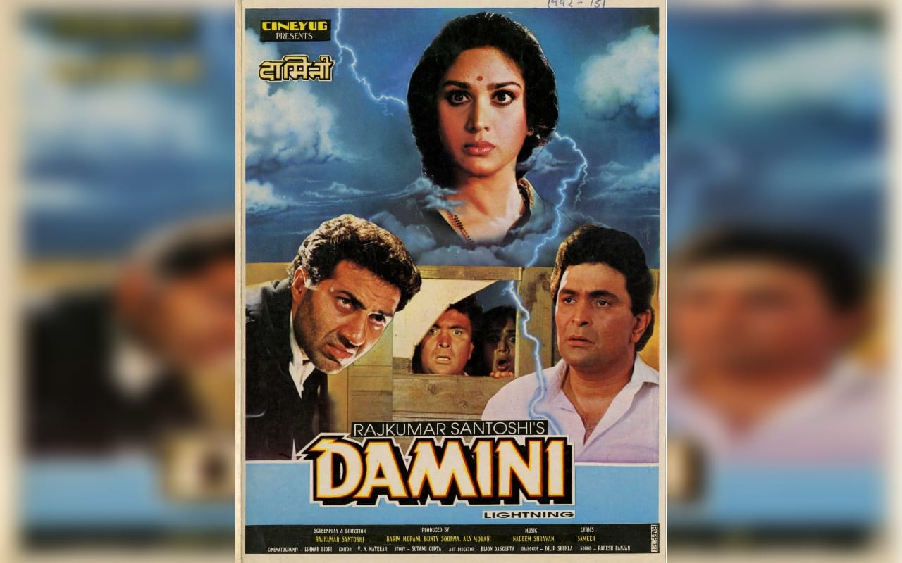 28 Years Of Damini film Rishi Kapoor Meenakshi Seshadri Sunny Deol and Amrish Puri casting unknown facts