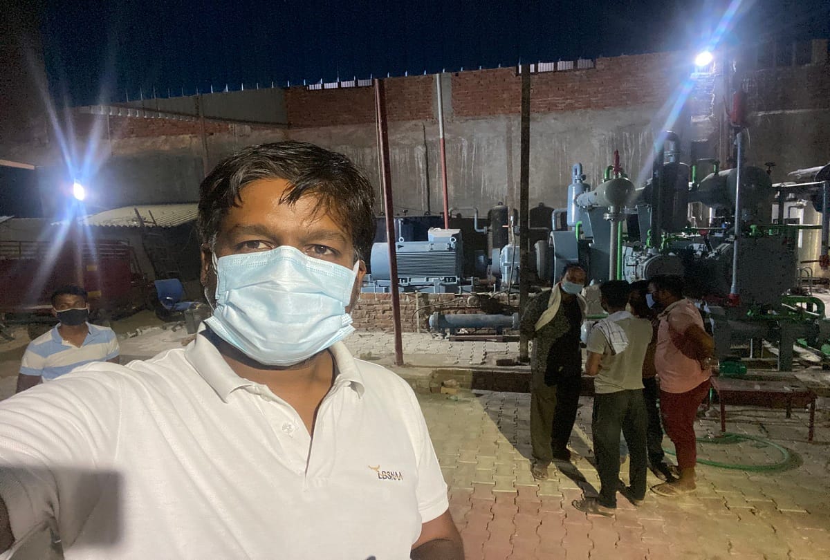 Oxygen Plant Works Starts With The Help Of The Army In Agra