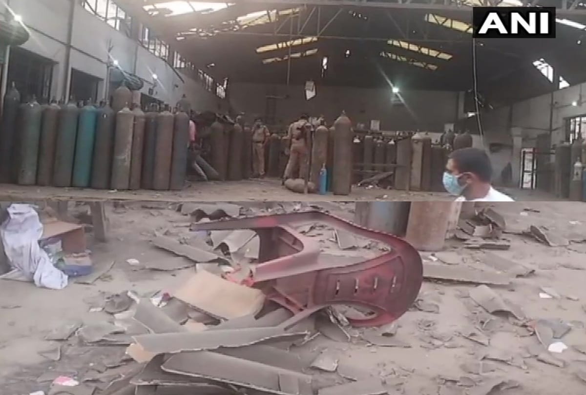 oxygen plant blast today in kanpur: panki oxygen plant cylinder blast worker died few injured know all details