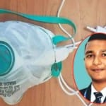 राहुल सिंह ने तैयार किया नेचुरल मास्क।
